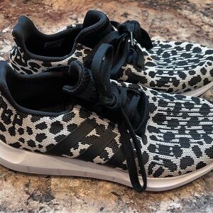adidas Animal Print Black and White Patterned Women's Sneakers 8.5